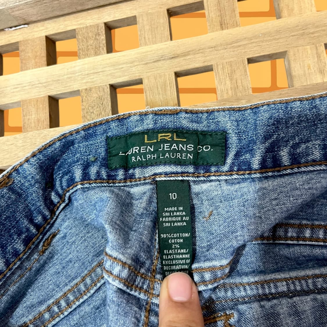 로렌 바이 랄프 로렌 클래식 부츠컷 데님 팬츠 (34) 상품이미지7