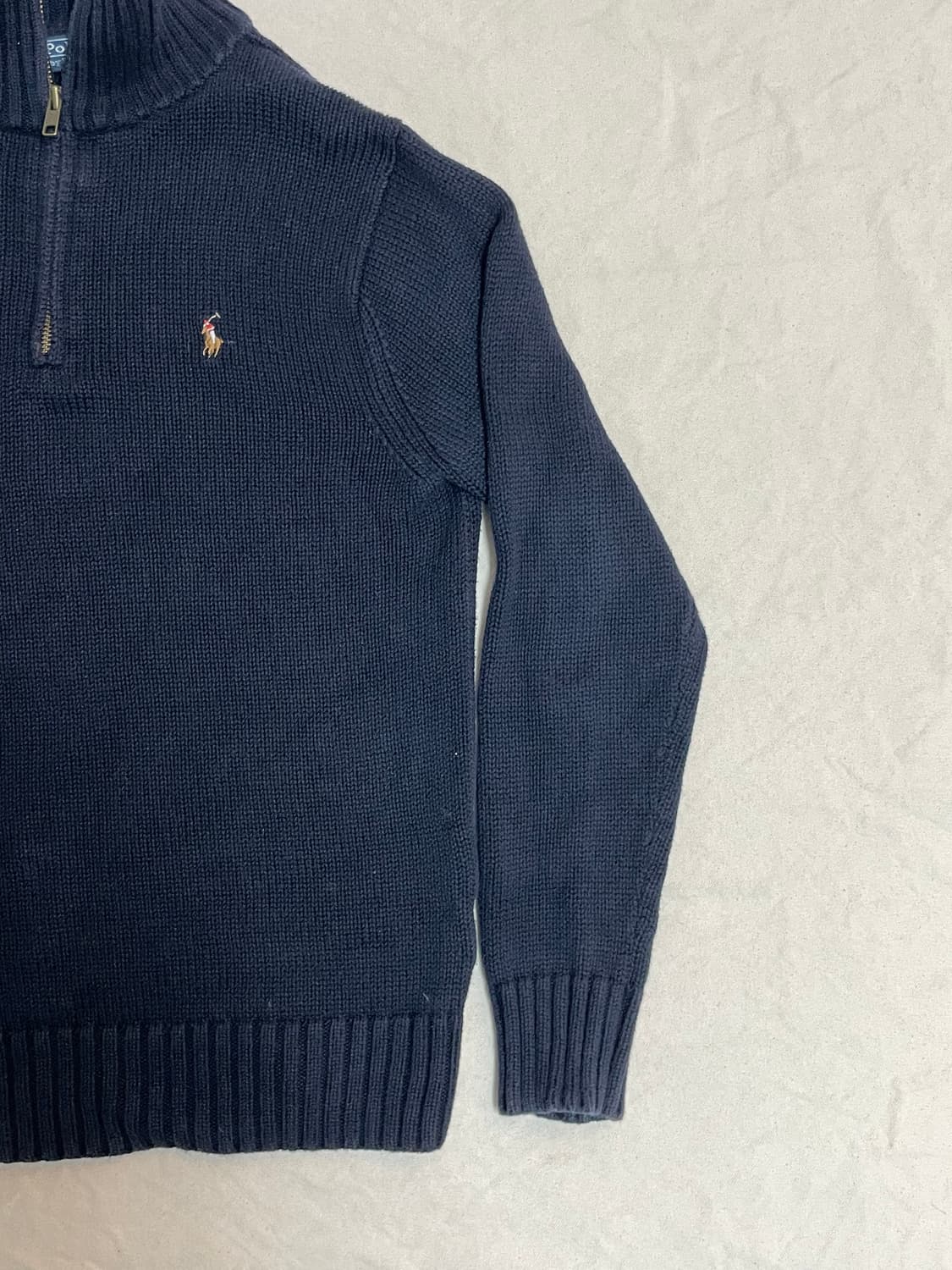 폴로 반집업 니트  상품이미지4