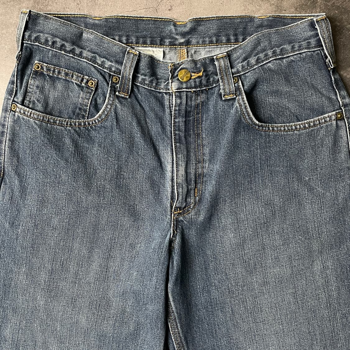 CARHARTT 칼하트 빈티지 데님 워크 팬츠 A00935 상품이미지2