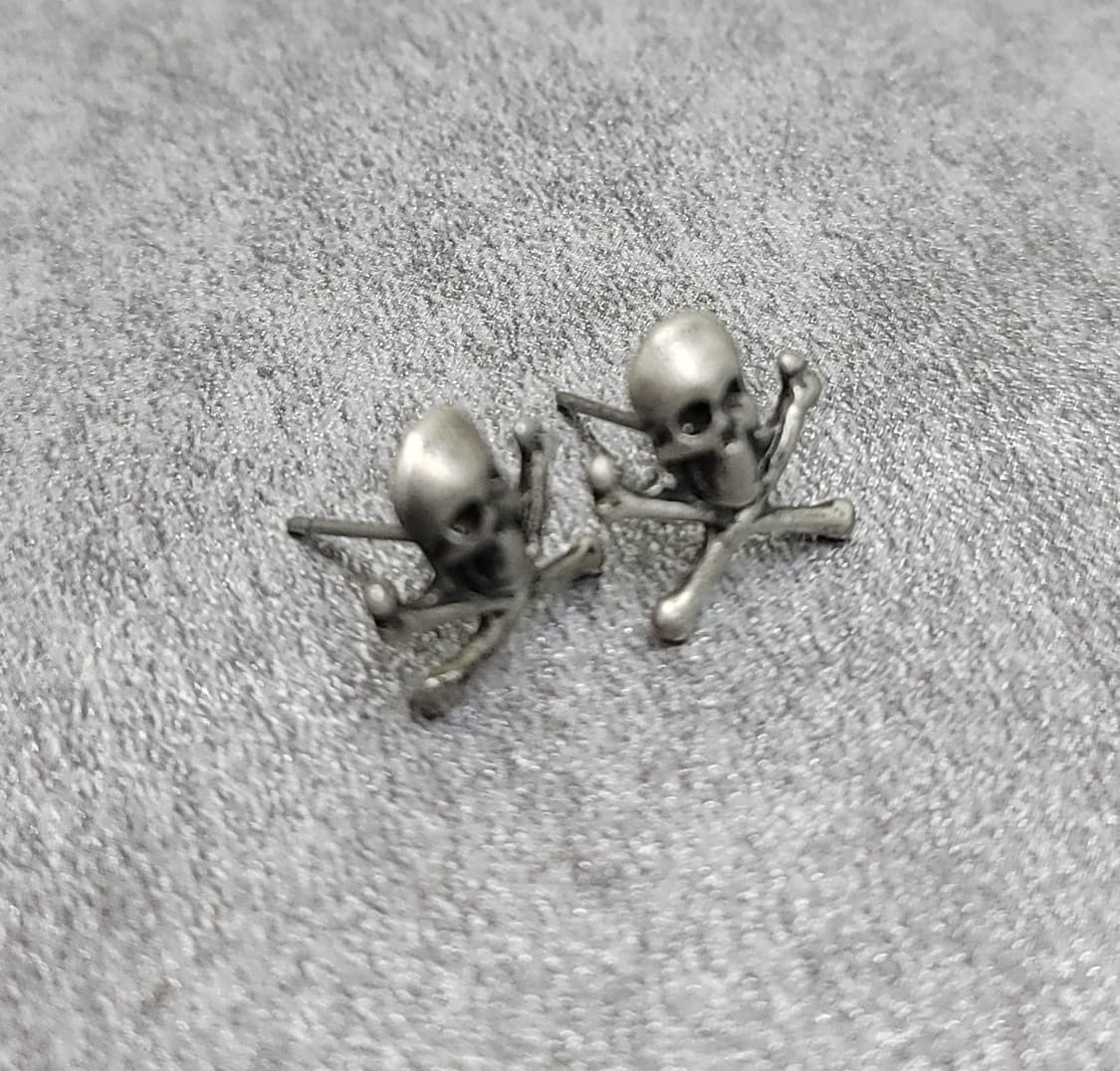 skull earrings 상품이미지3