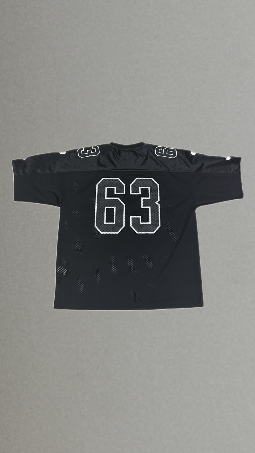 슈프림 63 저지 블랙 메쉬 티셔츠 M 상품이미지2