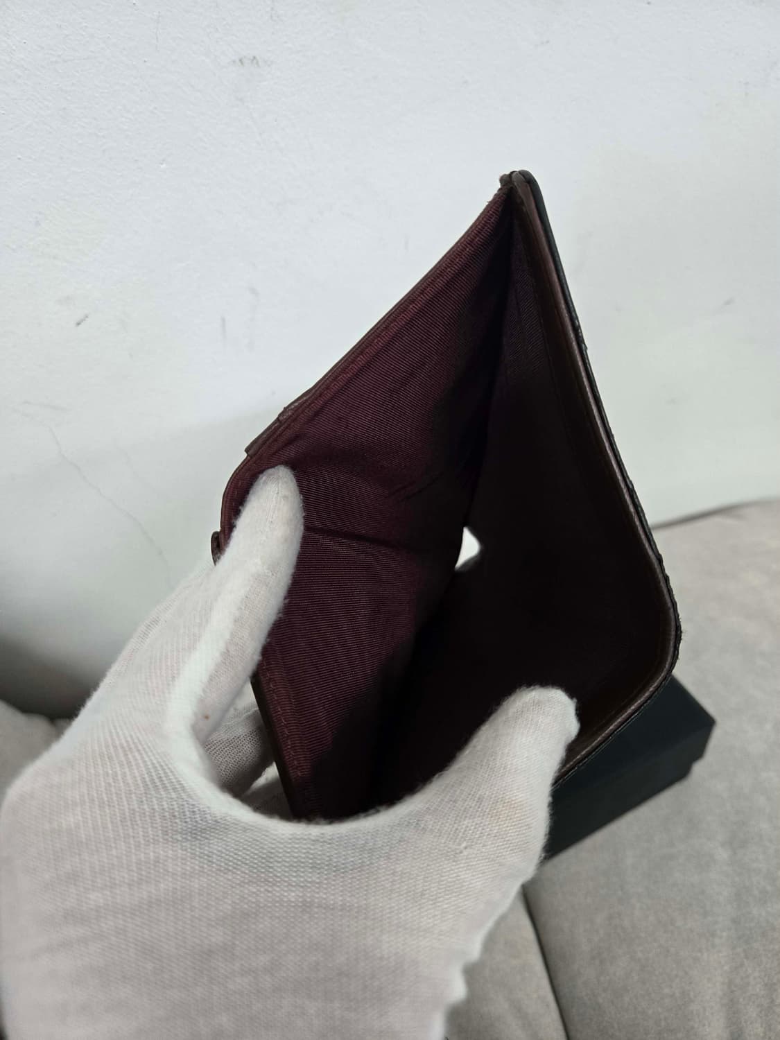 [보증서 정품] 샤넬 램스킨 장지갑 상품이미지1