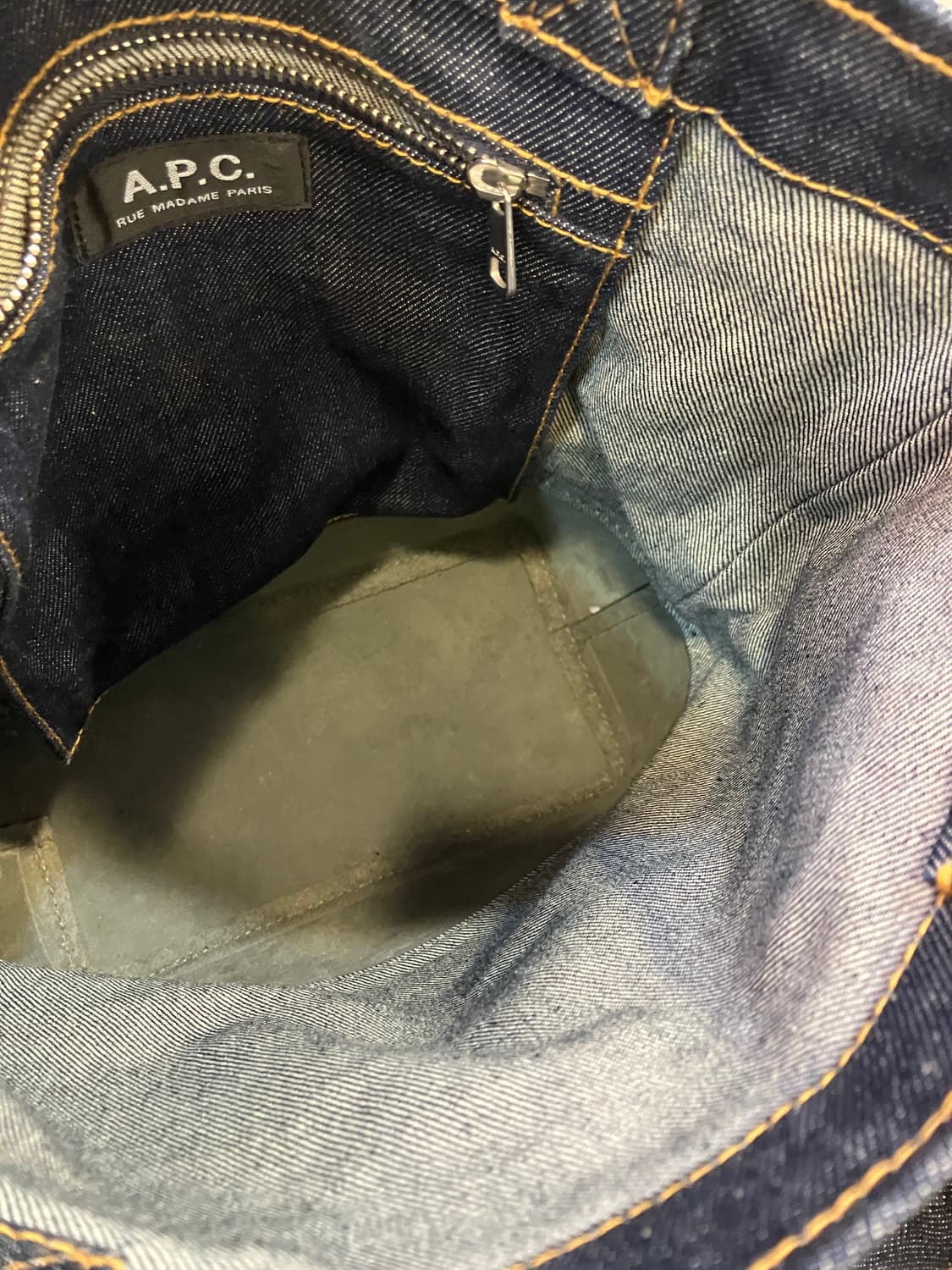 아페쎄 악셀 로고 데님 토트백 상품이미지9