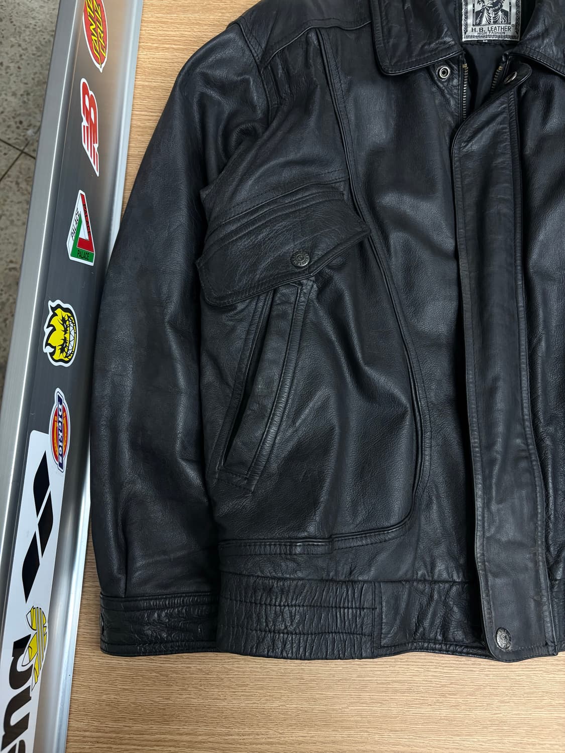 H.B 봄버 양가죽 자켓 상품이미지3