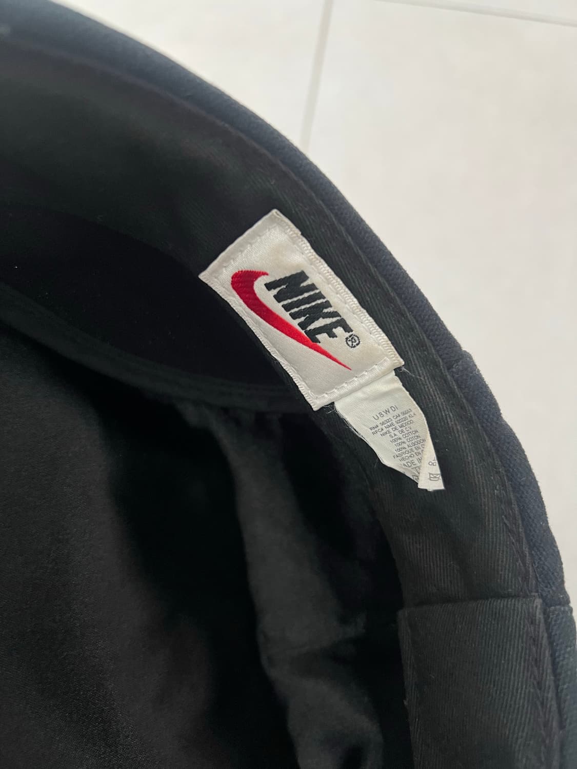 나이키 빈티지 스몰 스우쉬 헌팅캡 블랙 xl 상품이미지6