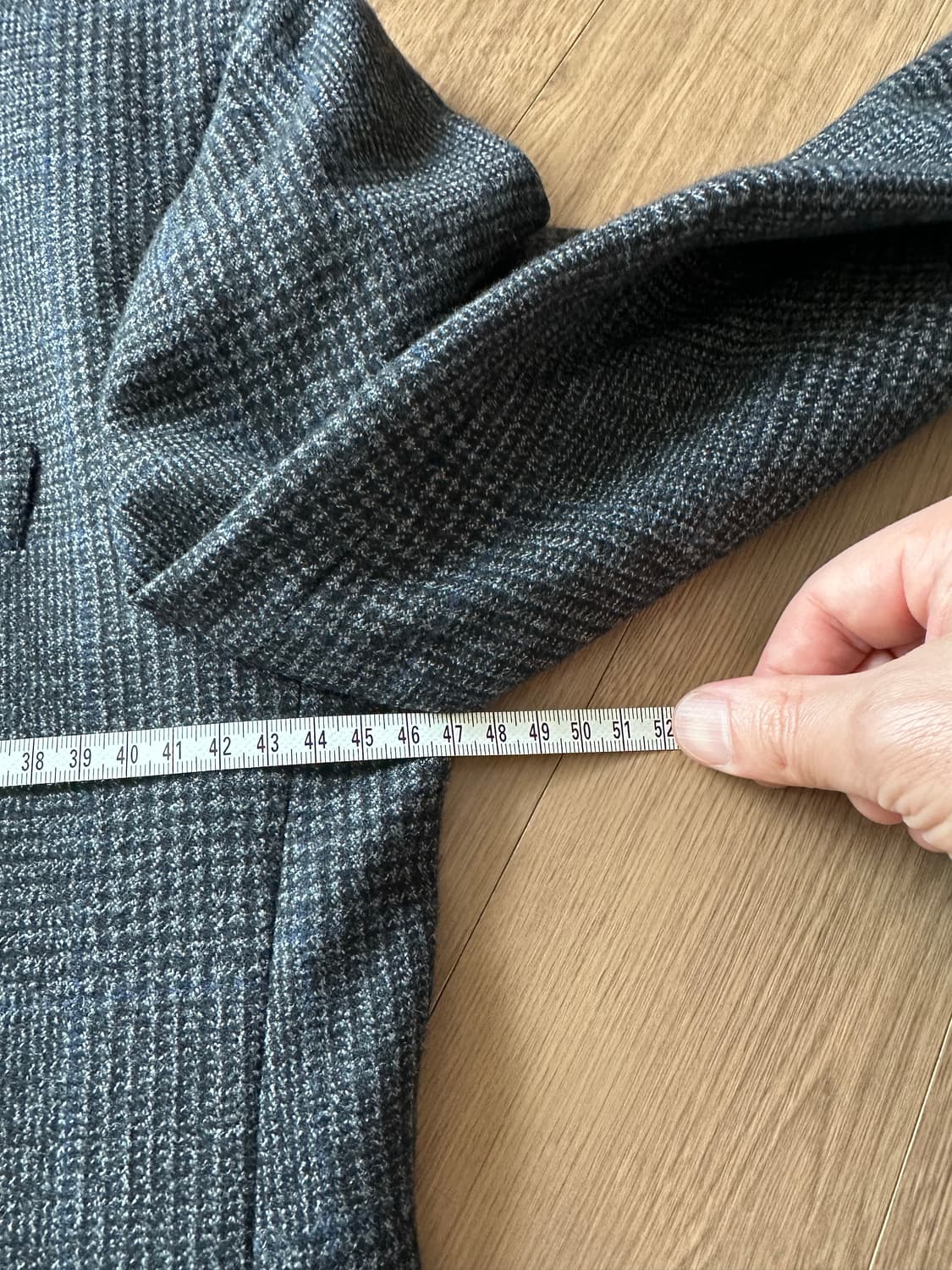 폴로 랄프로렌 글렌체크 모직 자켓 커스텀핏 36s 상품이미지5