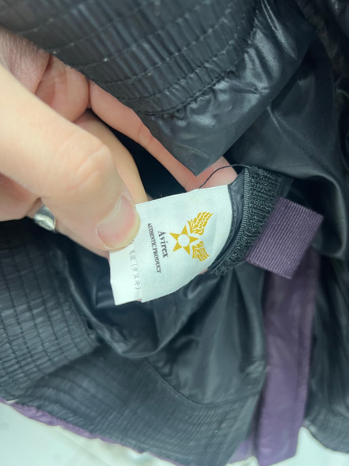 Avirex fur down jacket 상품이미지6