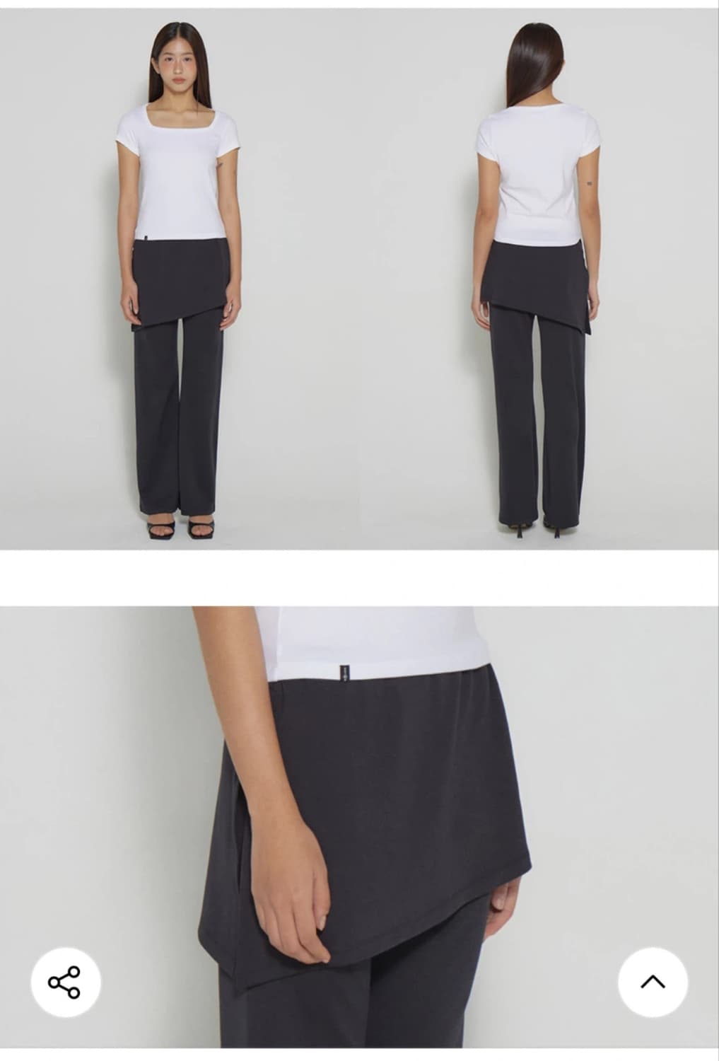 [정가7만] 디어스토커 BOOTS CUT SKIRT PANT 상품이미지3