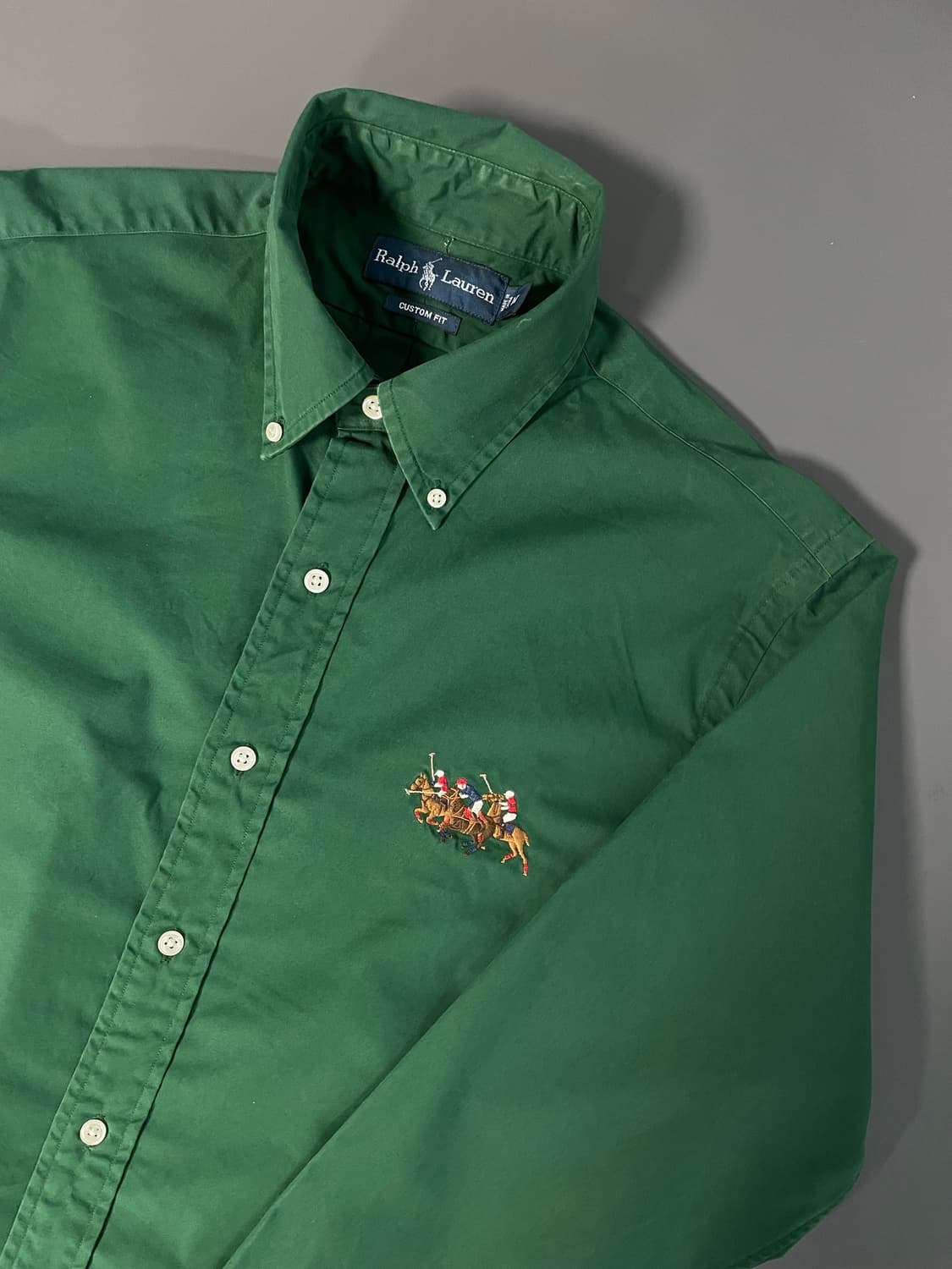 [M] 폴로 랄프로렌 자수로고 옥스포드 셔츠 커스텀 핏 상품이미지3