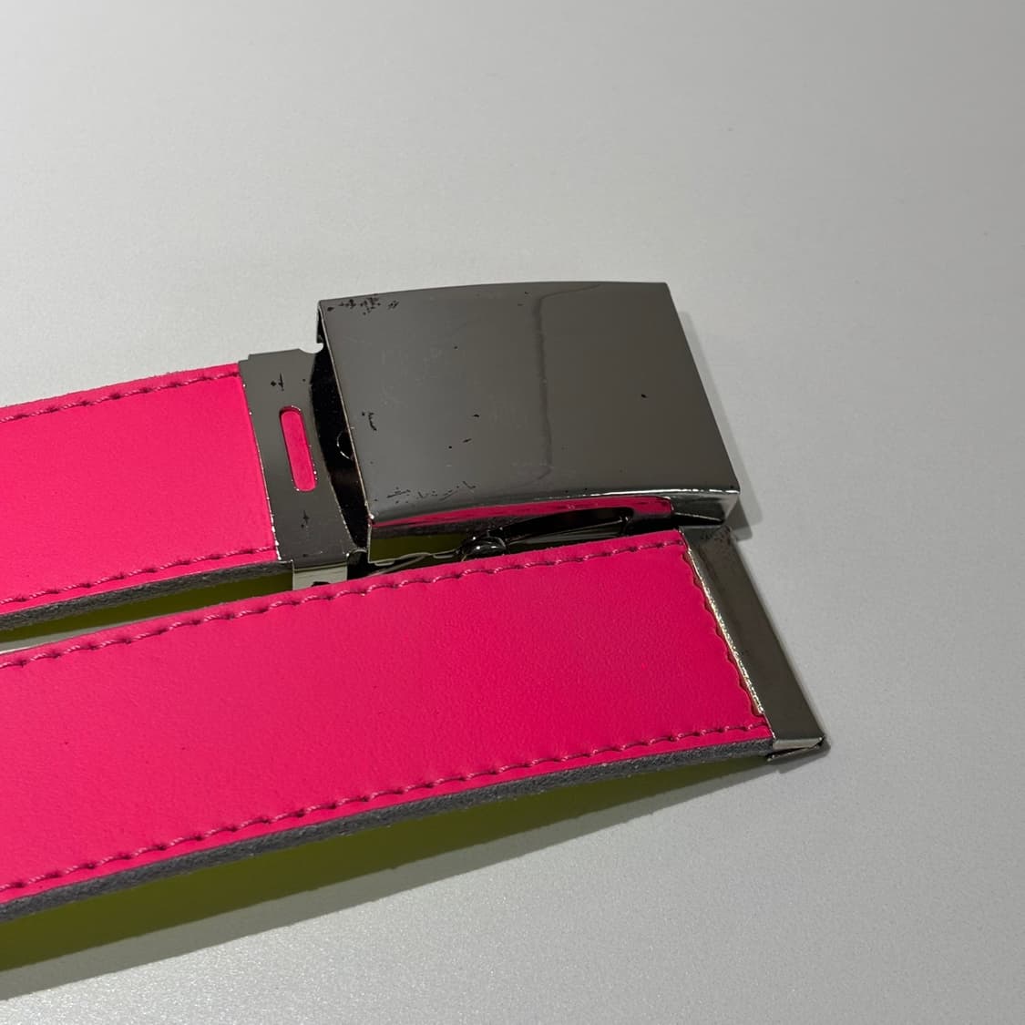 꼼데가르송 핑크 레더 벨트 상품이미지5