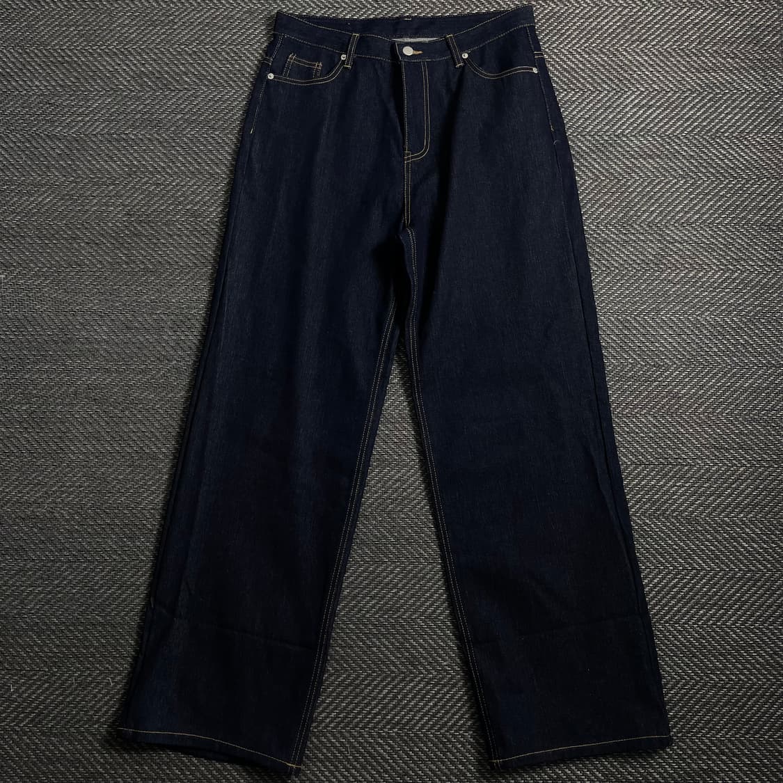 아코스튜디오 백 포켓 베어 스티치 생지 팬츠y 4376 상품이미지3