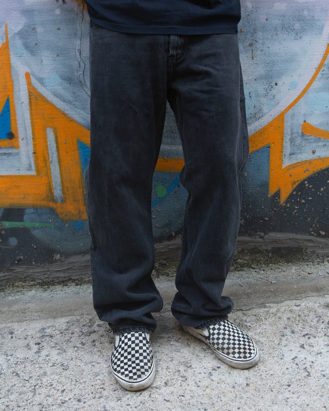 90s 리바이스 501 블랙 데님 팬츠 38/32 USA made 상품이미지2