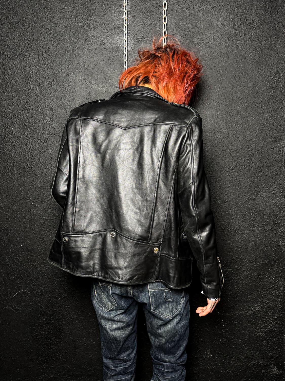 Japanese Leather Rider Jacket 상품이미지5