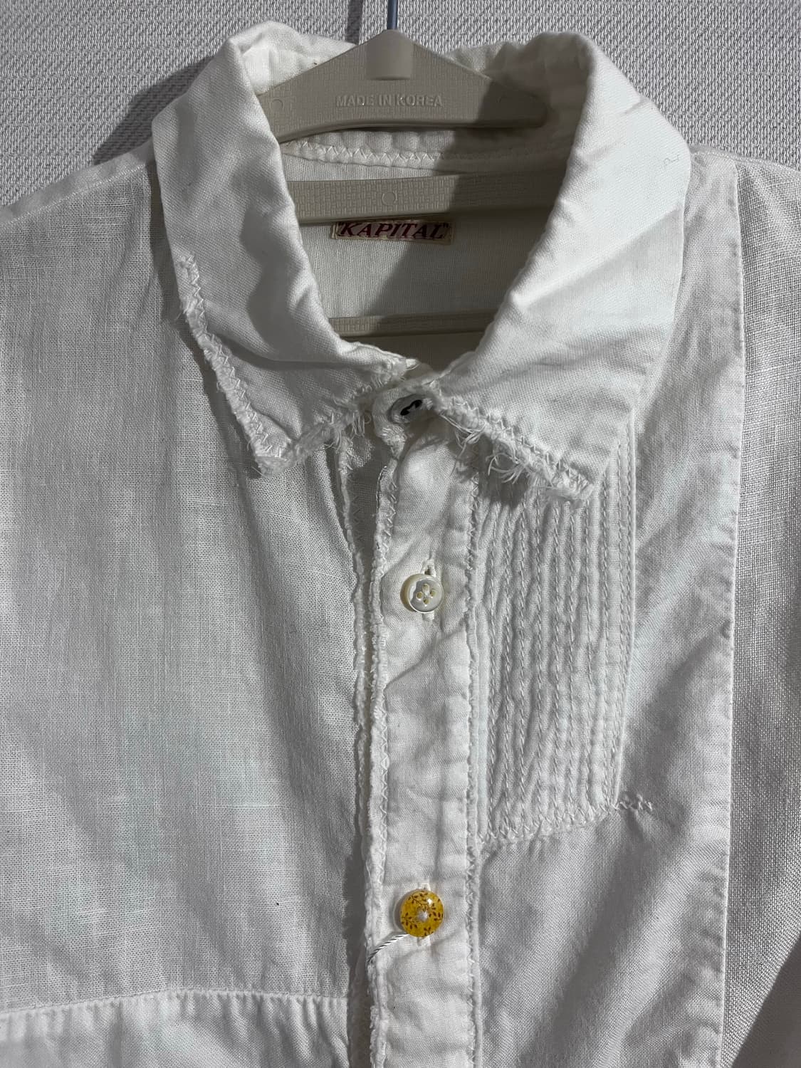 캐피탈 버튼 디테일 셔츠 상품이미지2
