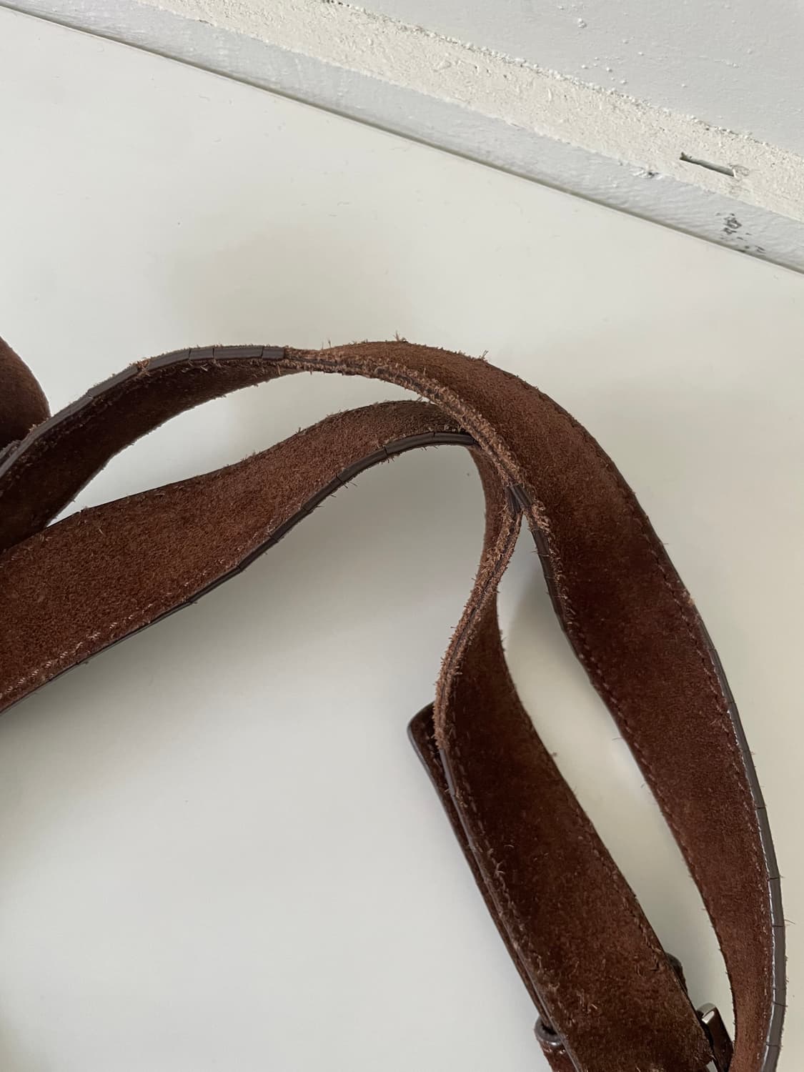 Ralph Lauren Brown Suede Hobo Tote Bag 상품이미지5