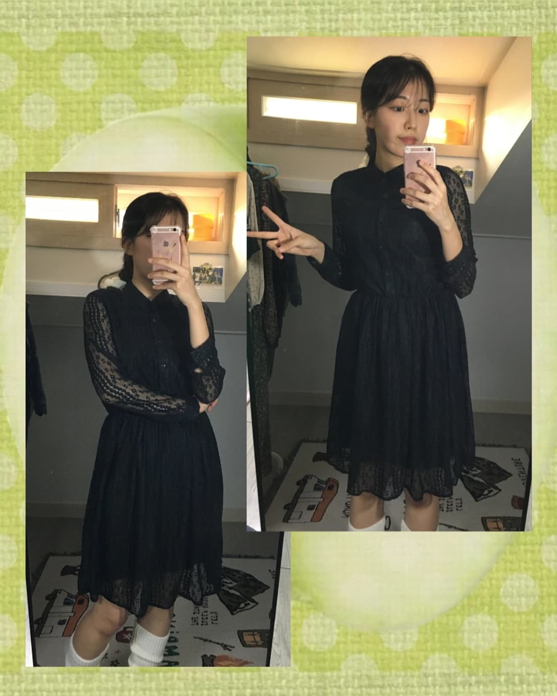 웬즈데이 고스로리 원피스🎃 할로윈 파티의상👻  상품이미지2