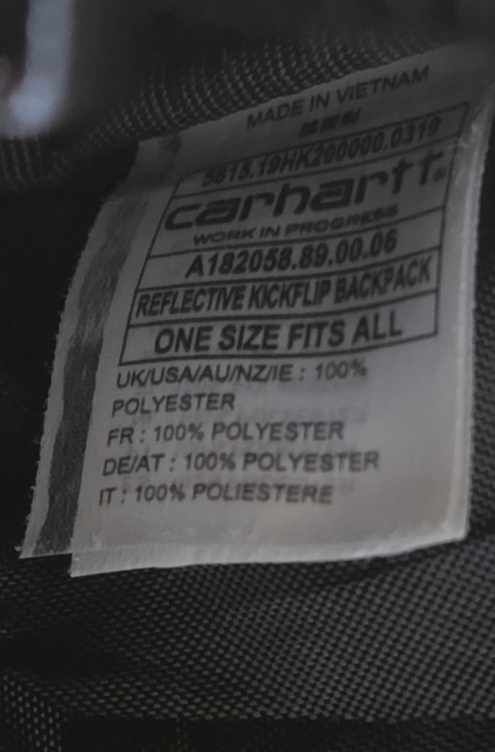 칼하트 킥플립 백팩 리플렉티브 칼하트 wip   상품이미지7