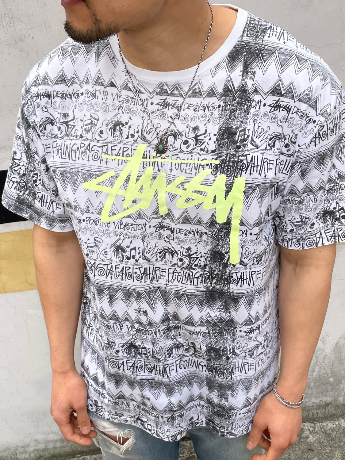 00s Stussy x goodenough tomtom T-shirt 상품이미지3