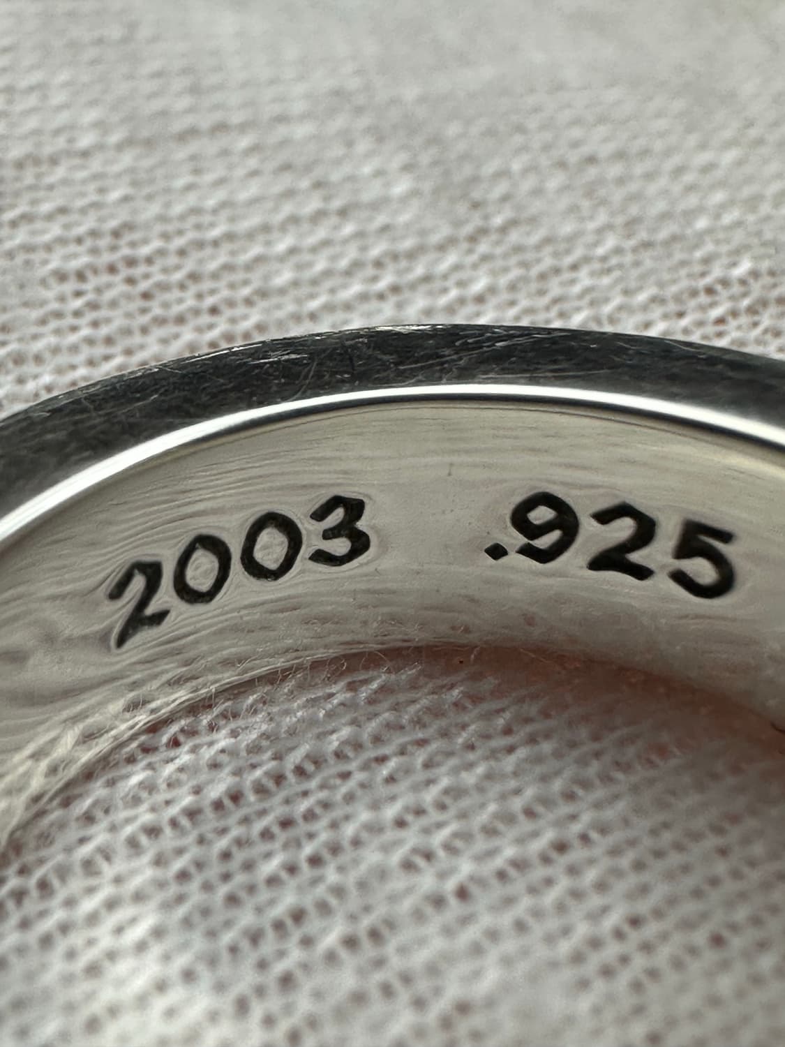 [US 4.5] 백화점판 정품 크롬하츠 포에버링 6mm 상품이미지8