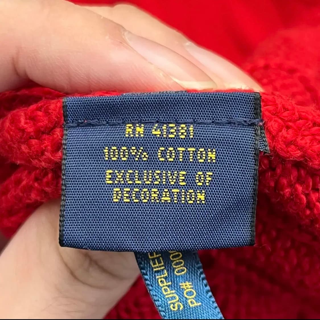 폴로랄프로렌 케이블 니트 (S) 상품이미지4