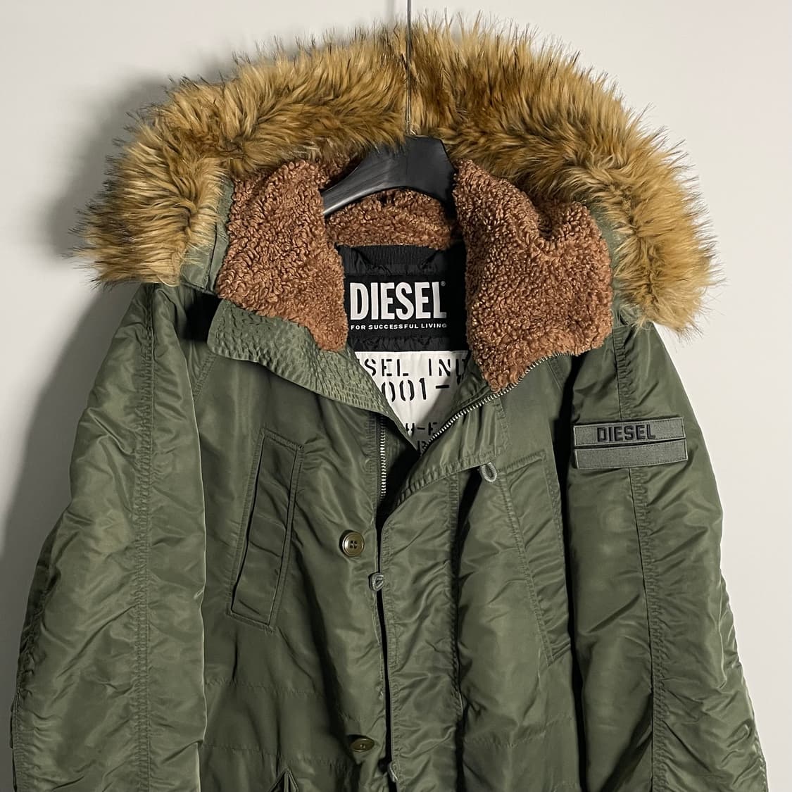 디젤 페이딩 N3-B 후드 퍼 자켓 (on.593) 상품이미지7