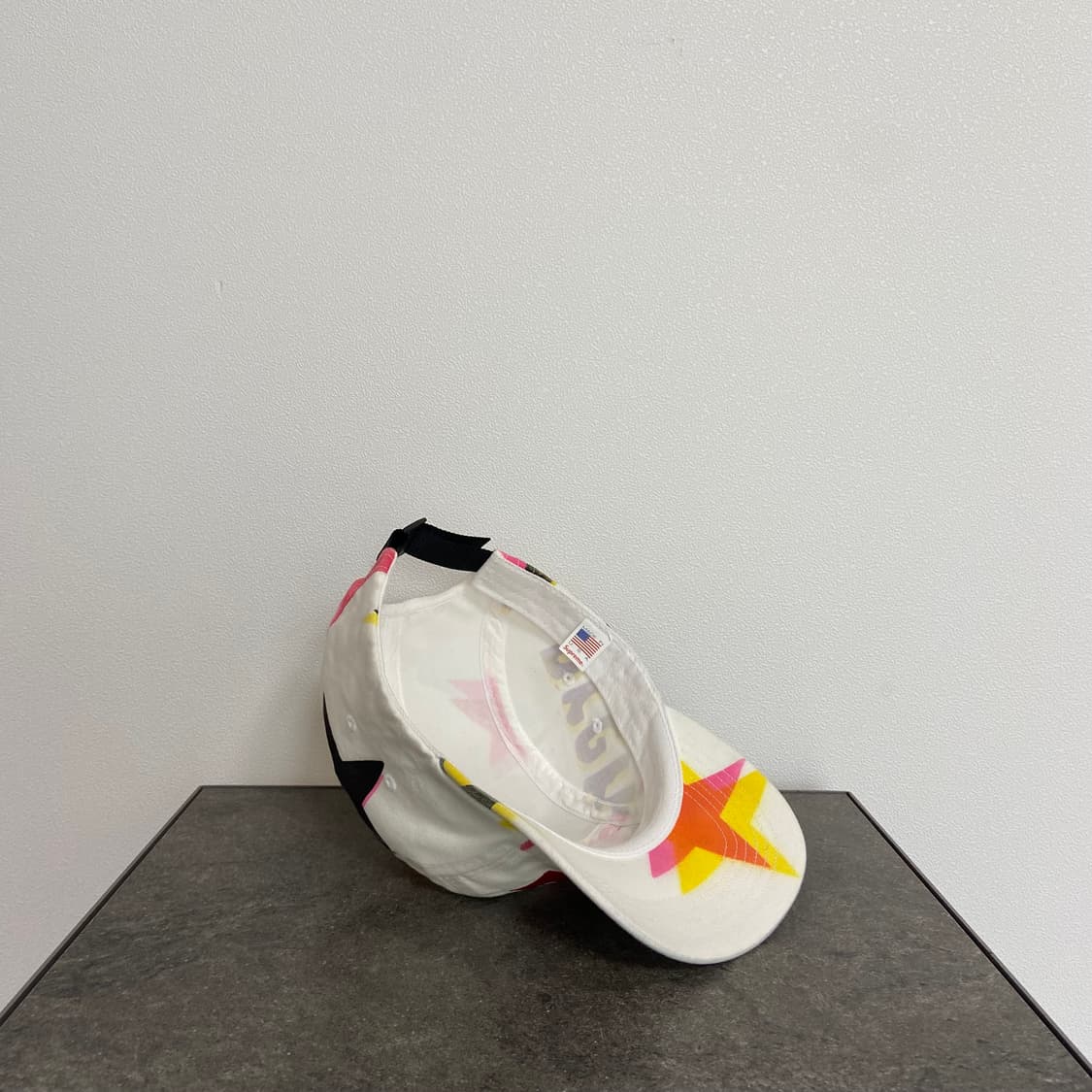 슈프림 곤즈 화이트 레드 박스로고 캠프캡 모자 상품이미지7