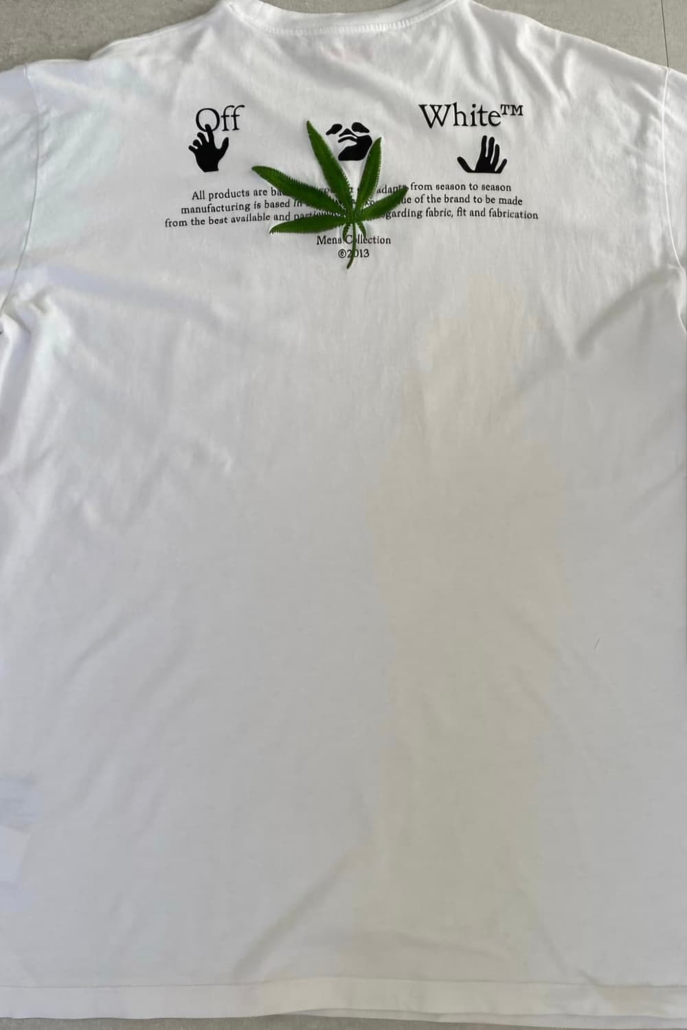 오프화이트 핸드로고 상품이미지2