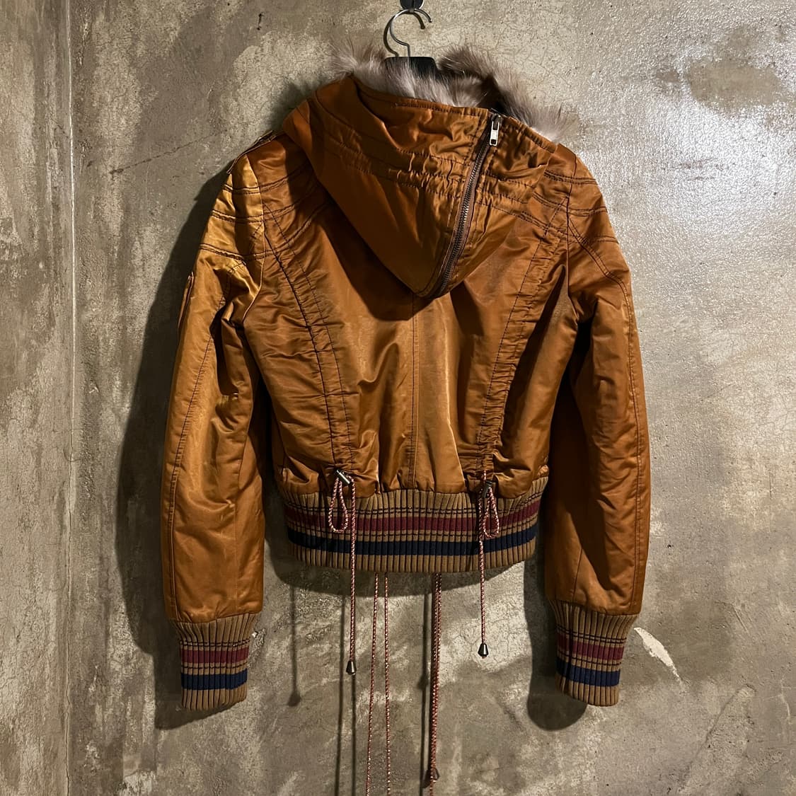 에고이스트 퍼 후드 숏 자켓 상품이미지6