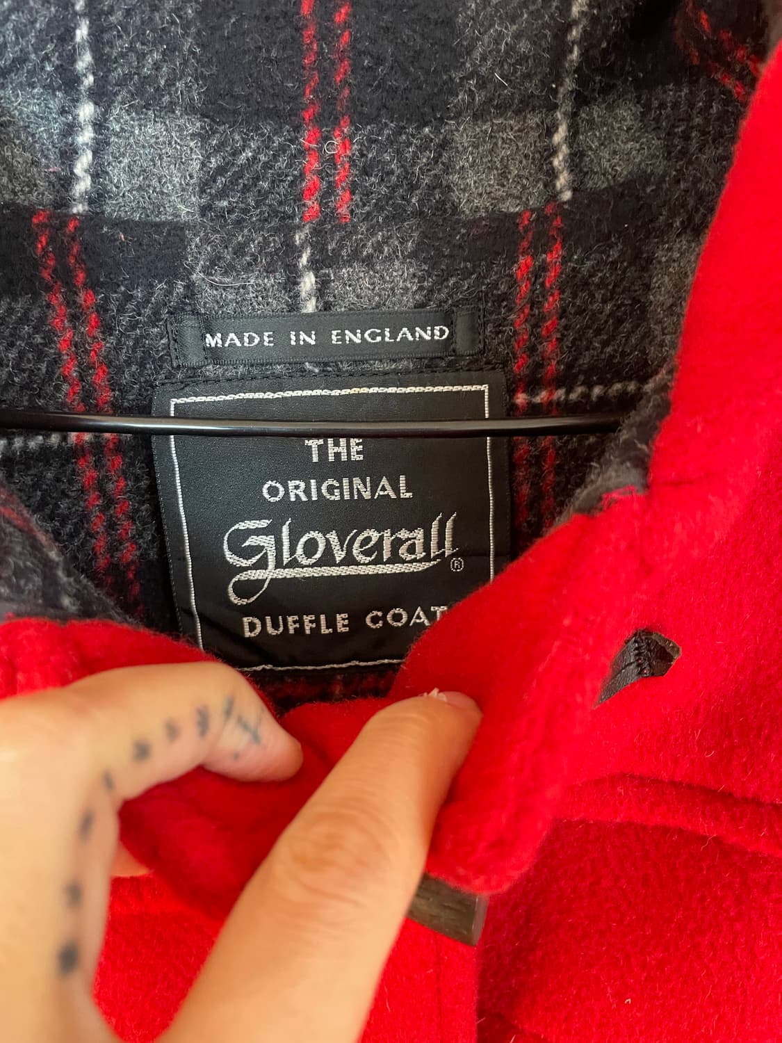 Gloverall 레드 더플코트 상품이미지2