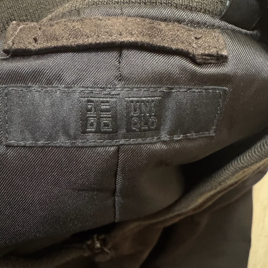 유니클로 남성 스웨이드 자켓 L/100  상품이미지4