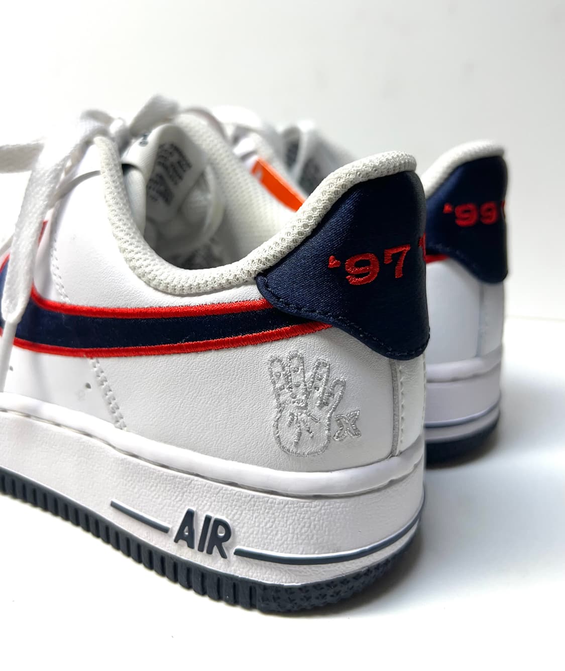 [220] 나이키 에어 포스원 로우 07 화이트 옵시디언 상품이미지4