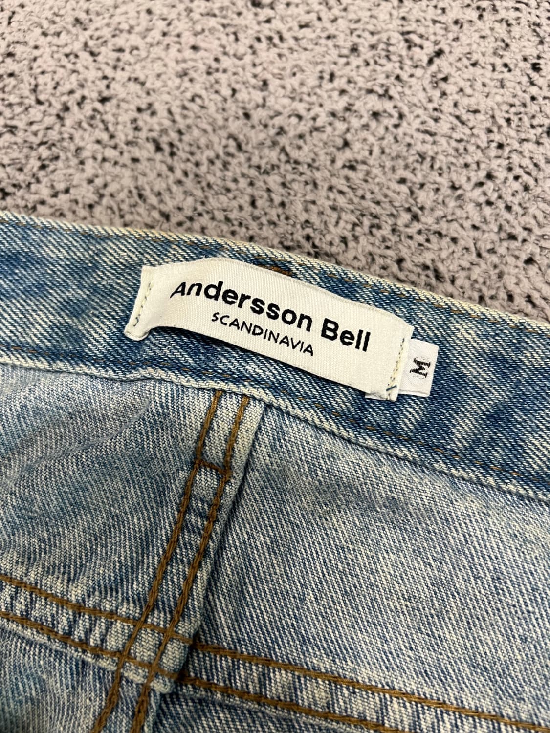 (M) 앤더슨벨 데님 반바지 상품이미지2