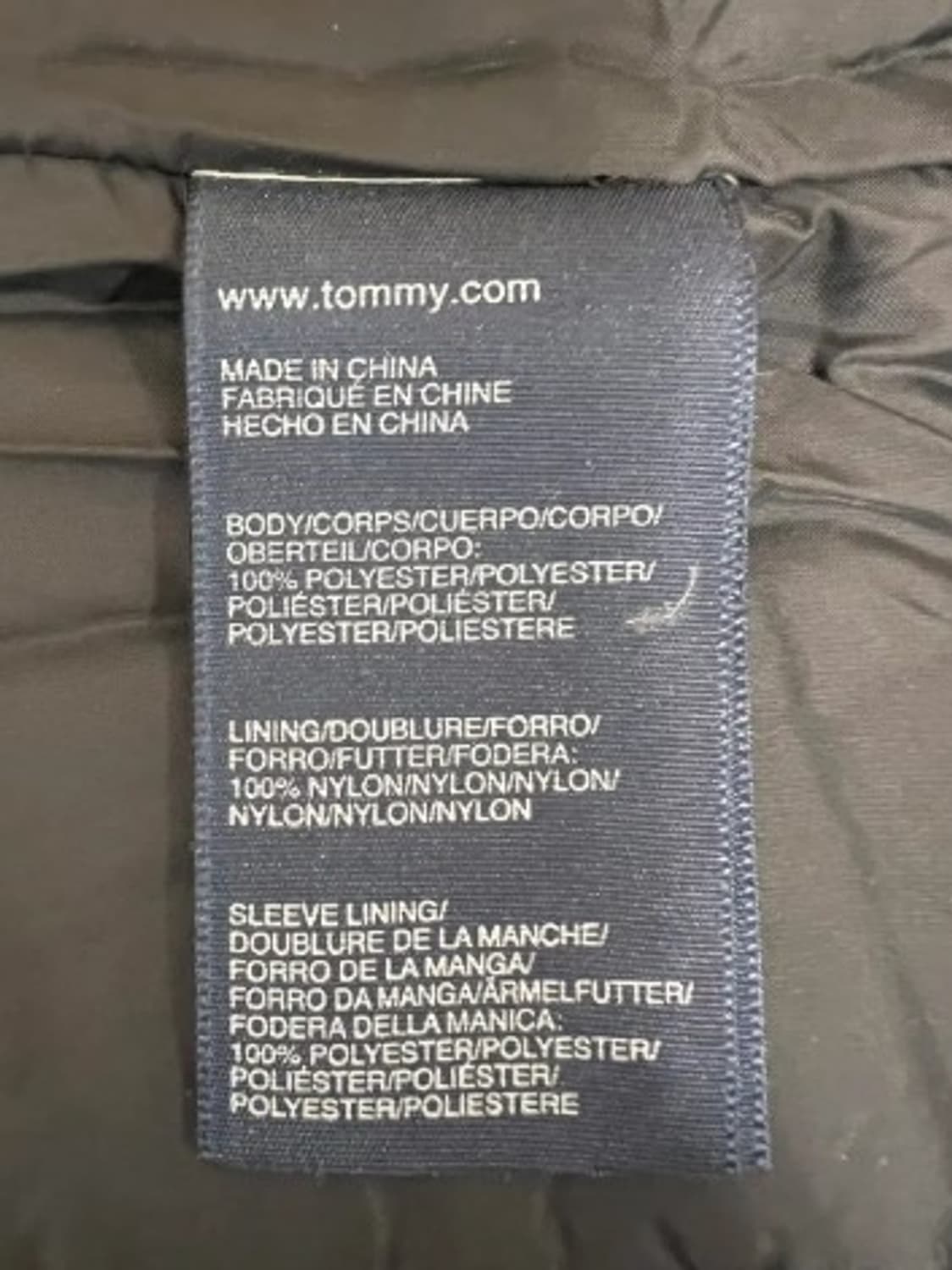 타미힐피거 남성 양털누빔다운패딩점퍼 L 상품이미지5