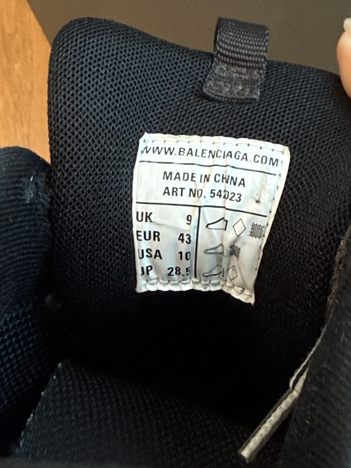 [uk 9] 발렌시아가 트랙 스니커즈 그레이 화이트 상품이미지6