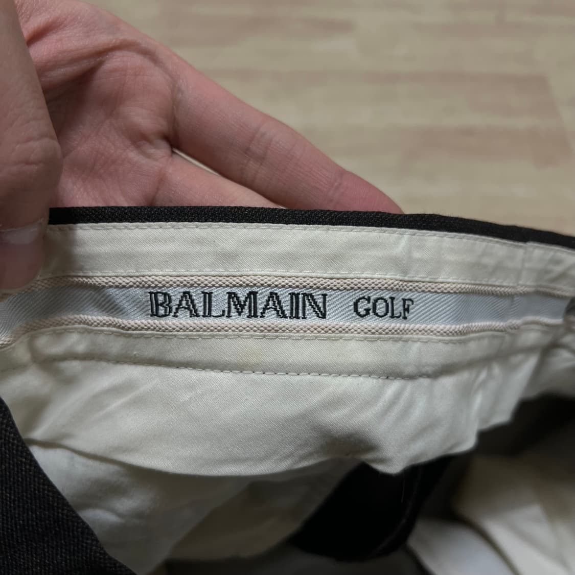 발망 골프 스판 슬랙스팬츠 골프바지 [다크 브라운] 36 상품이미지5