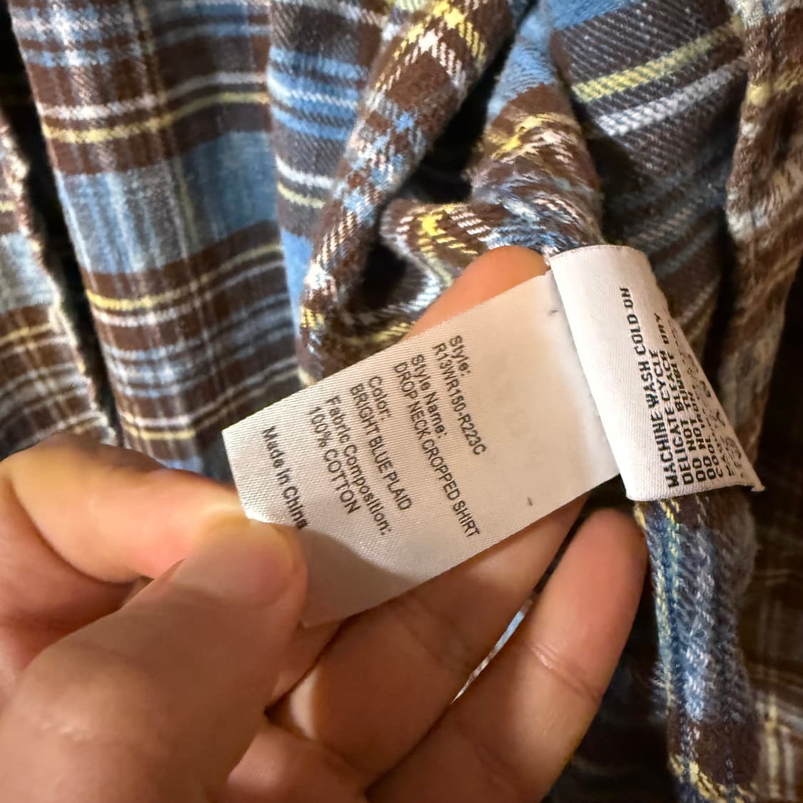 R13(알써틴,알썰틴) 스레드 체크 셔츠 상품이미지5