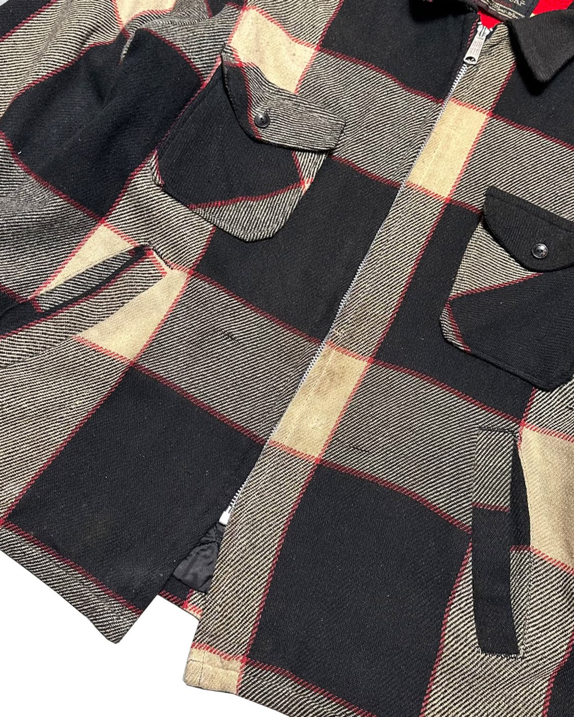 70-80s Sears 시어스 헤비 울 헌팅 자켓 made in usa 상품이미지4