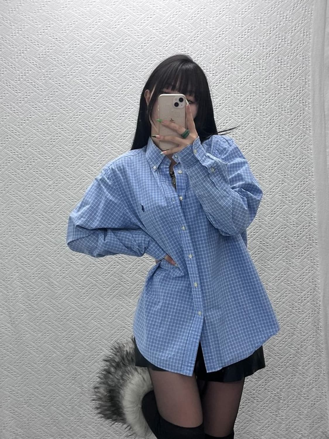 폴로 랄프로렌 컨트리 빈티지 모던캐주얼 체크 셔츠 L C09277 상품이미지1