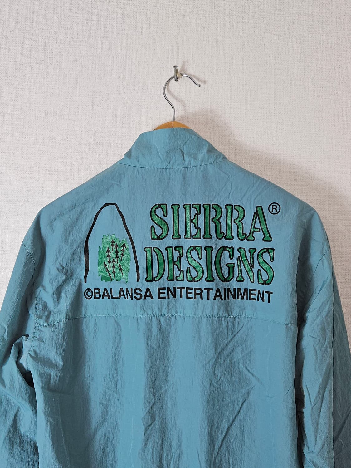 시에라디자인 바람막이 자켓 나일론 M (거의 새상품) 상품이미지2