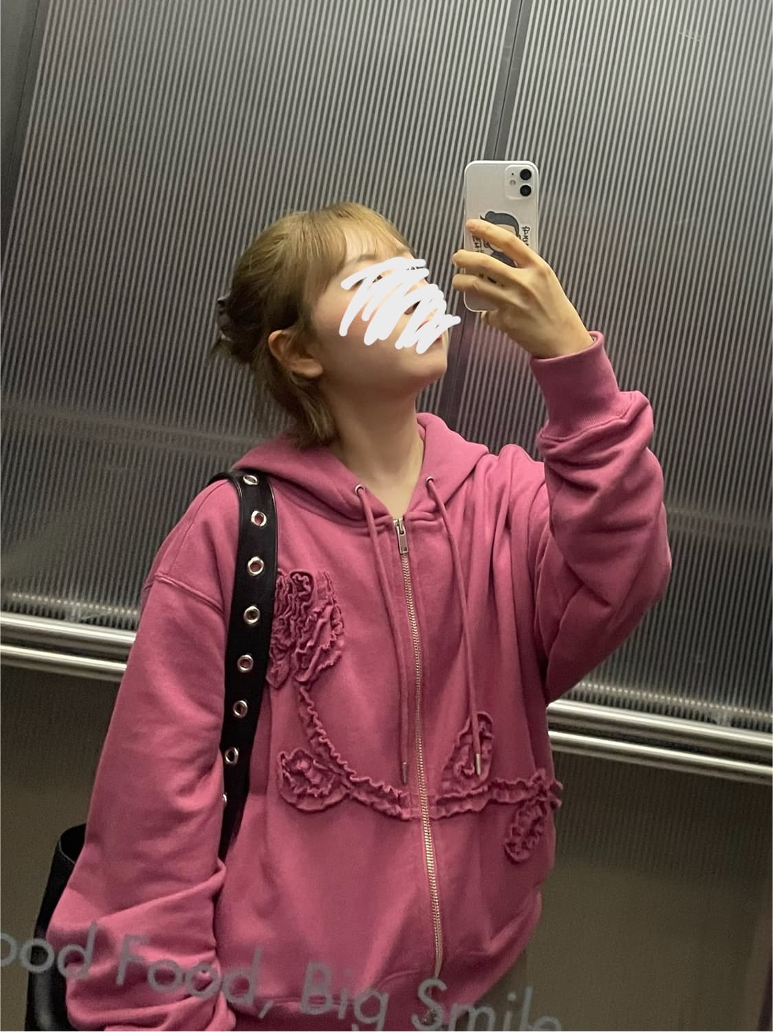 로즈 프릴 후드집업 상품이미지5