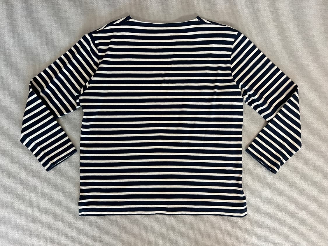 무인양품 긴팔티셔츠(화이트/네이비) XL 상품이미지2