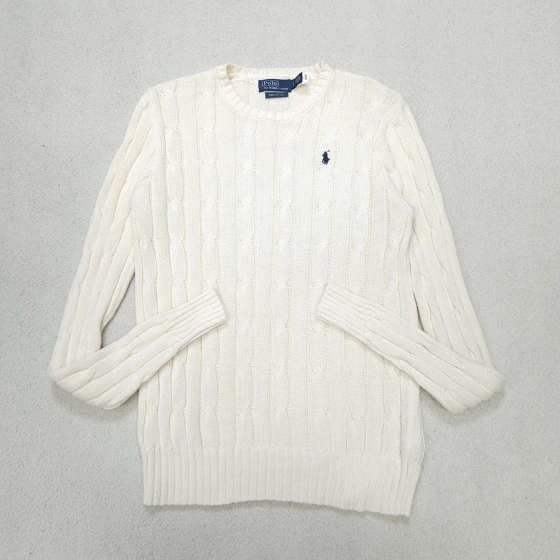 폴로 랄프 로렌 신형 qr 피마 코튼 케이블 니트 S 상품이미지4