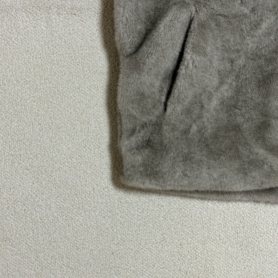 LBL 에센셜 퍼 후드 집업 베스트 상품이미지3