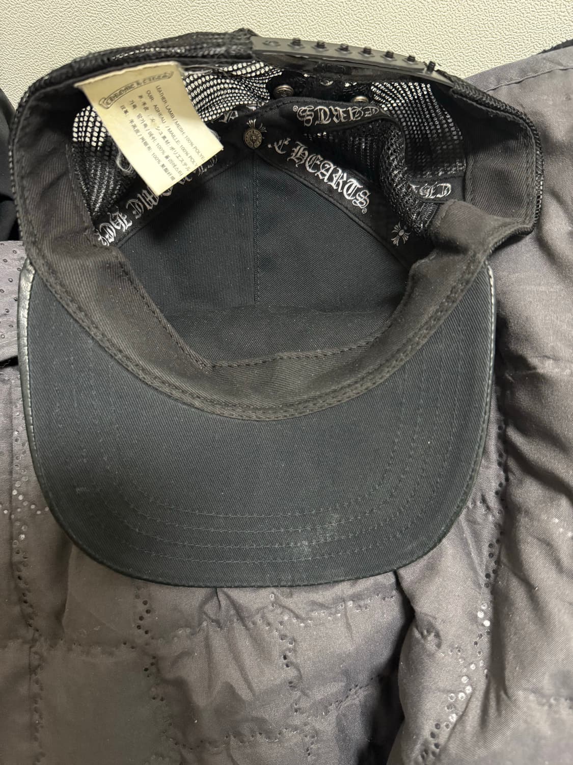 크롬하츠 Fleur de Lis Leather 플레어 참 볼캡 상품이미지5