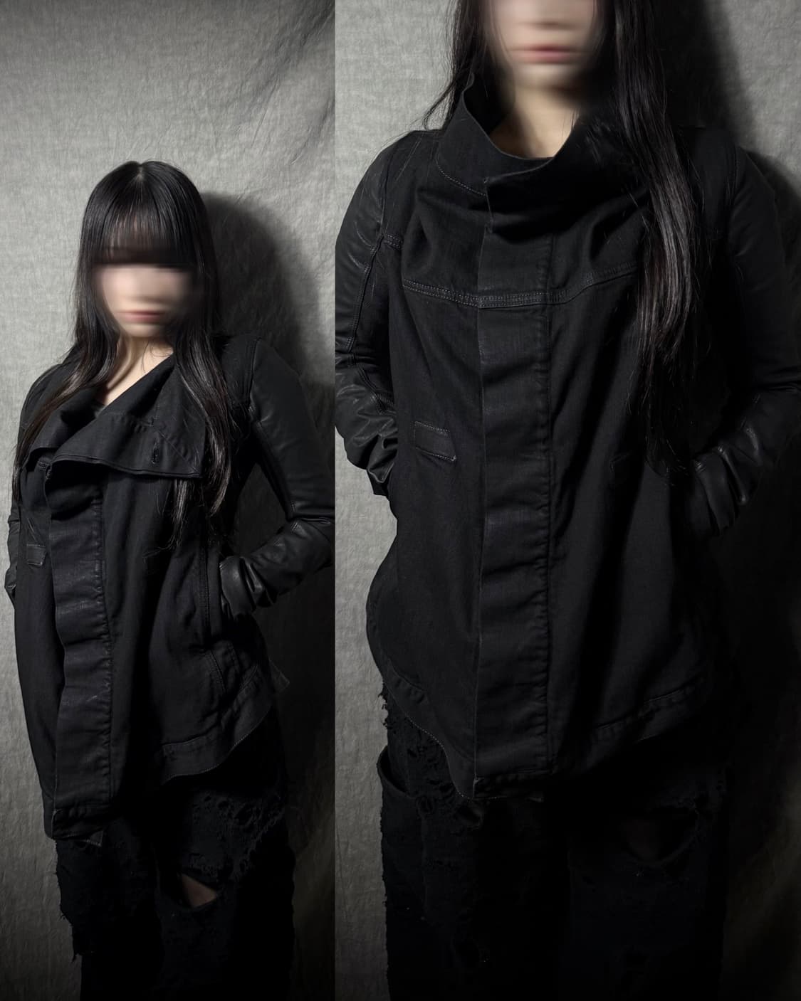Rick Owens DRKSHDW Arm Leather Jacket  상품이미지1