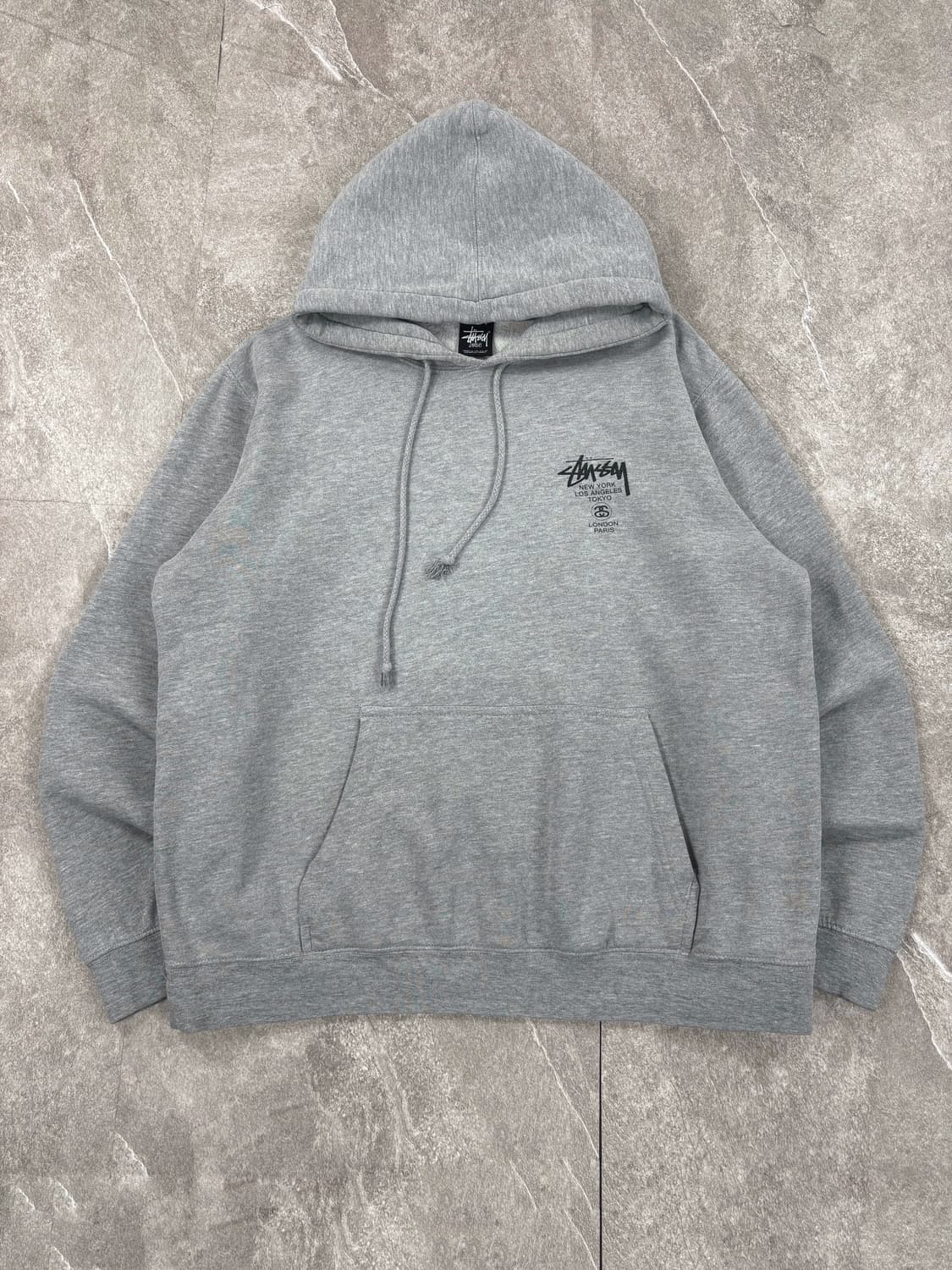 - Stussy World Tour Hoodie   표기 𝑆𝑖𝑧𝑒 상품이미지1