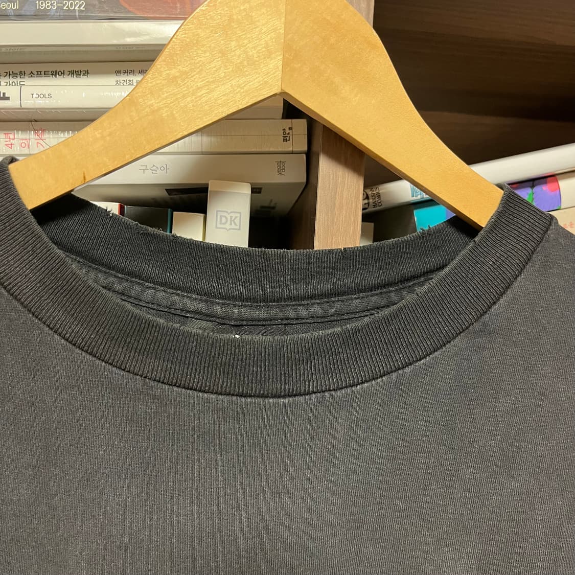 [XL] USA 빈티지 할리 데이비슨 플레임 쉴드 로고 포켓 티셔츠 상품이미지6