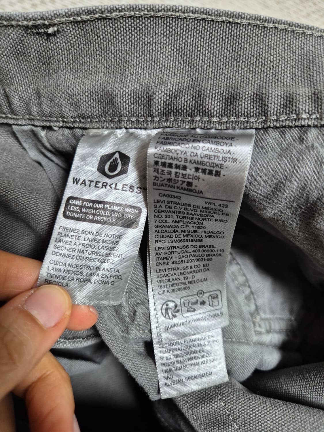 리바이스 카펜더 팬츠 바지 30x32 남성 상품이미지6