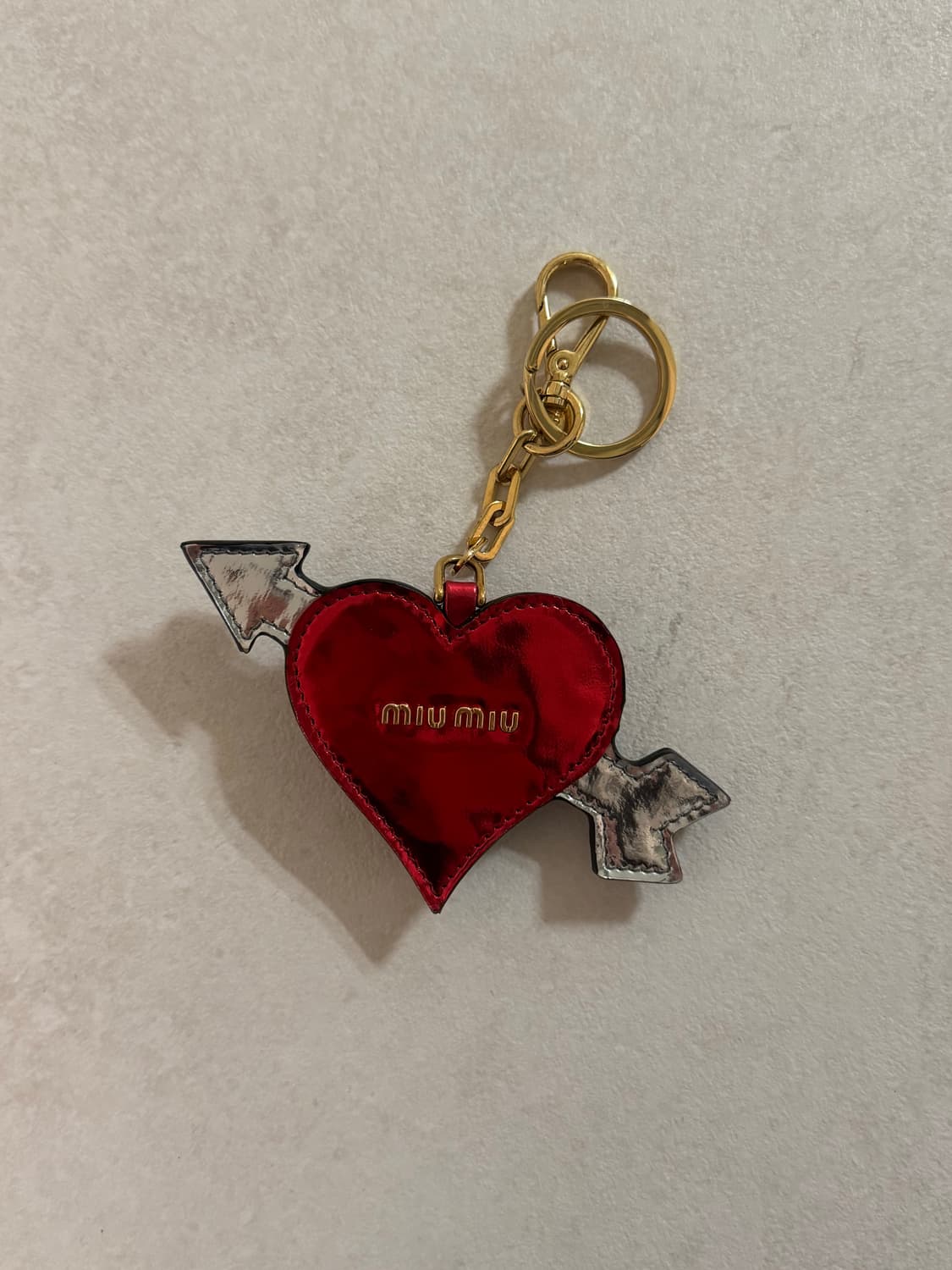 MiuMiu 하트 키링 상품이미지1