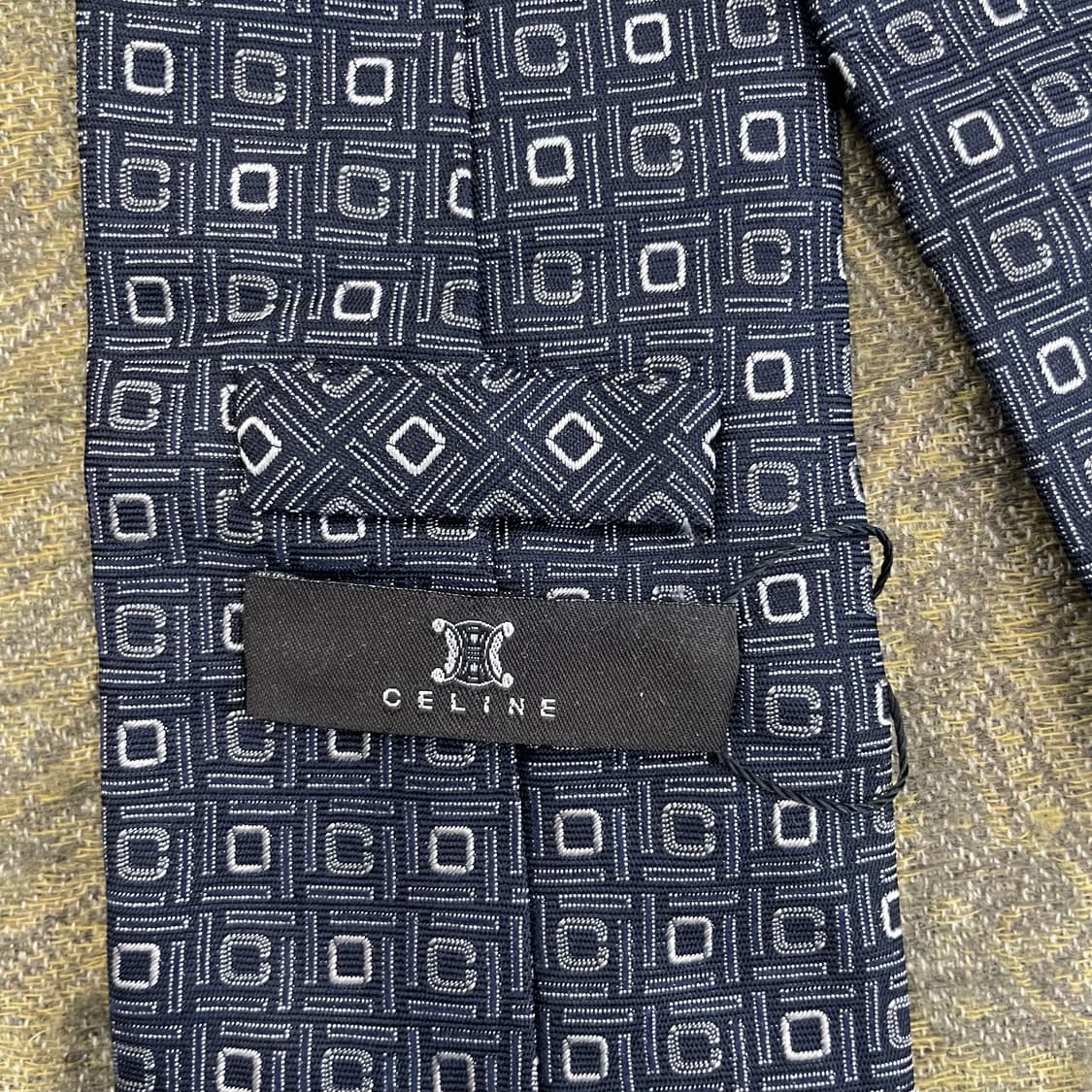 CELINE 셀린느 실크 패턴 넥타이 하이엔드 명품 타이 상품이미지3